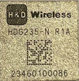 HDG235 WiFi6 + BT System in Package, SiP